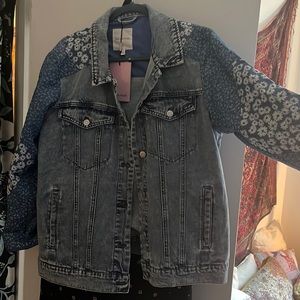 Anthropologie Quilted Denim Jacket
